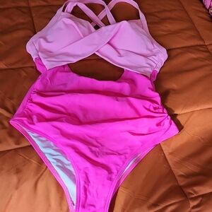 Pink One-Piece Swimsuit